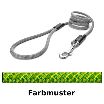 klassische Hundeleine - M - 175cm - lime swirl